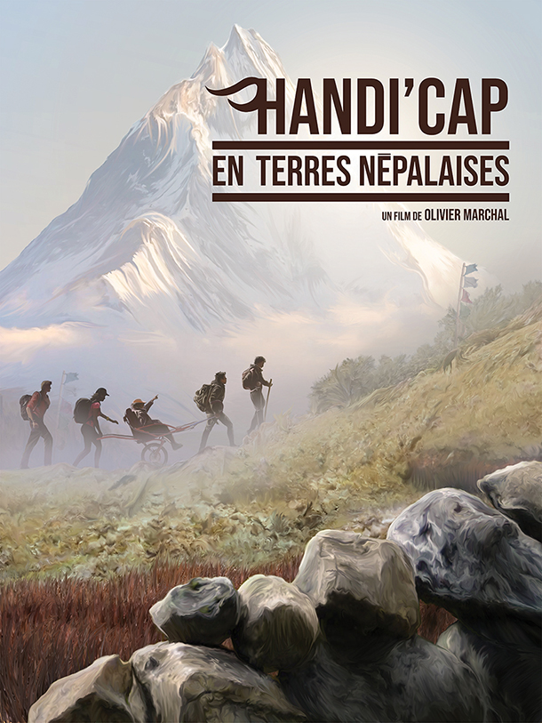 affiche handi'cap en terre népalaise